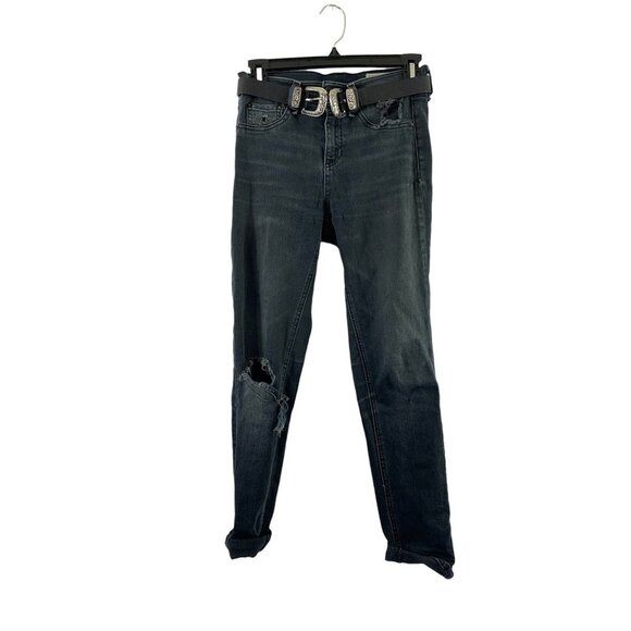 Rag & Bone Women's Distressed Jeans with Belt - Picture 1 of 7